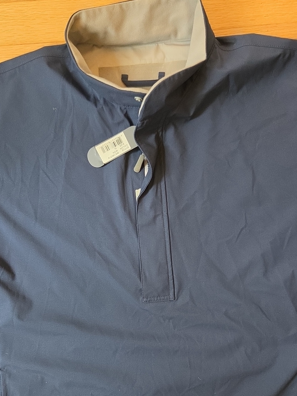 Peter Millar E4 Performance Men's XL Navy Blue Windshirt Pullover Jacket NWT